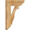 Ekena Millwork Balboa Slat Rough Sawn Bracket, Western Red Cedar, 4"W x 14"D x 22"H BKT04X14X22BOA06RWR - alternate 3